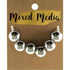 AussieSuperStore Jewellery Making Supplies Shiny Silver Mixed Media Round Beads (in 2 colours) Mixed Media Round Beads (in 2 colours) | Jewellery Making Beads | Jewellery Making Supplies 9323823197490 DBX77026